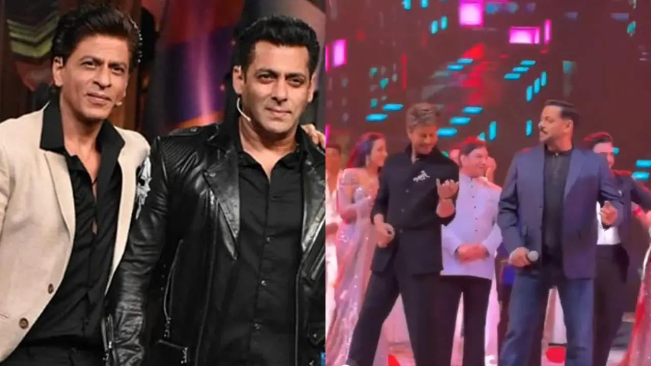 Shah Rukh Khan and Salman Khan have broken the internet once again, this time grooving together on the iconic song O Oh Jaane Jaana, reportedly at a wedding function in Delhi. The video has gone viral, sending fans into a frenzy. Read full story here